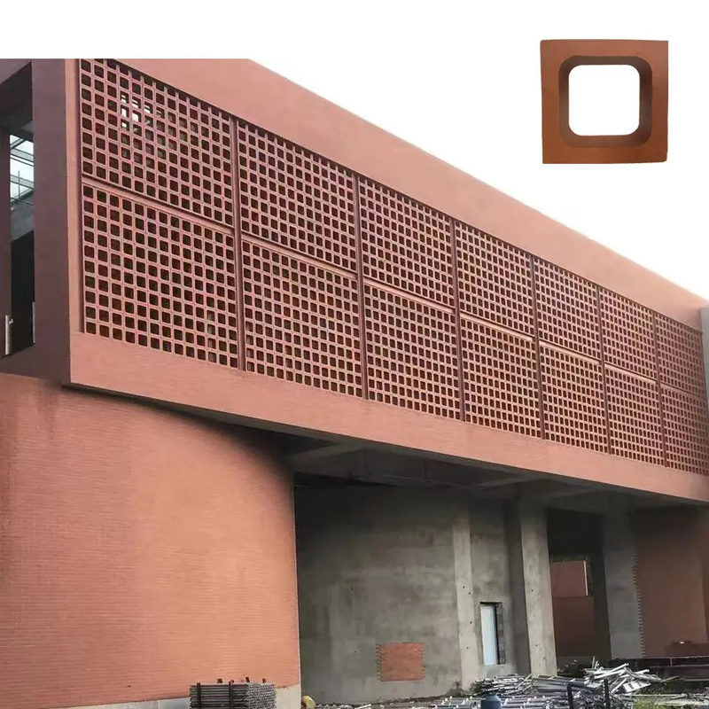 Design de padrão clássico Decoração de revestimento de parede Terracotta Cimento Bloco de ventilação de brisa
