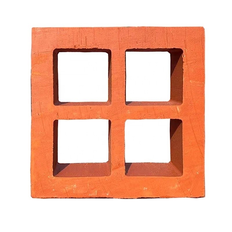 Blocos de parede de terracota de jardim feitos à mão para fachadas e paredes exteriores