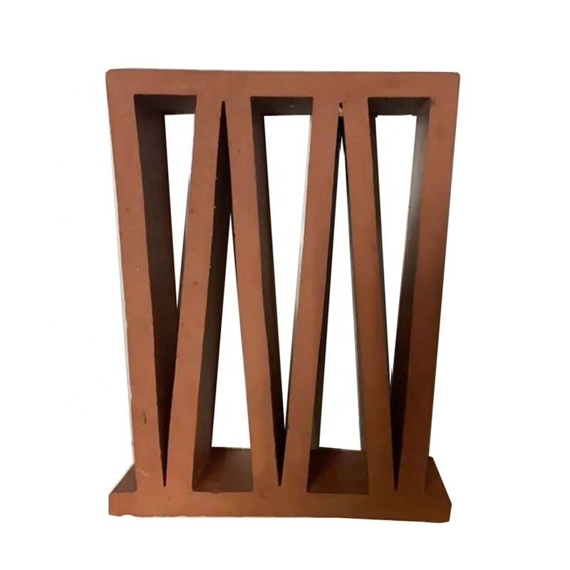 Isolamento térmico de 800 graus centígrados Terracota Vermelha Visão de Brisa Bloco de Construção de Barro Para Visão de Parede Exterior Decorativa Moderna
