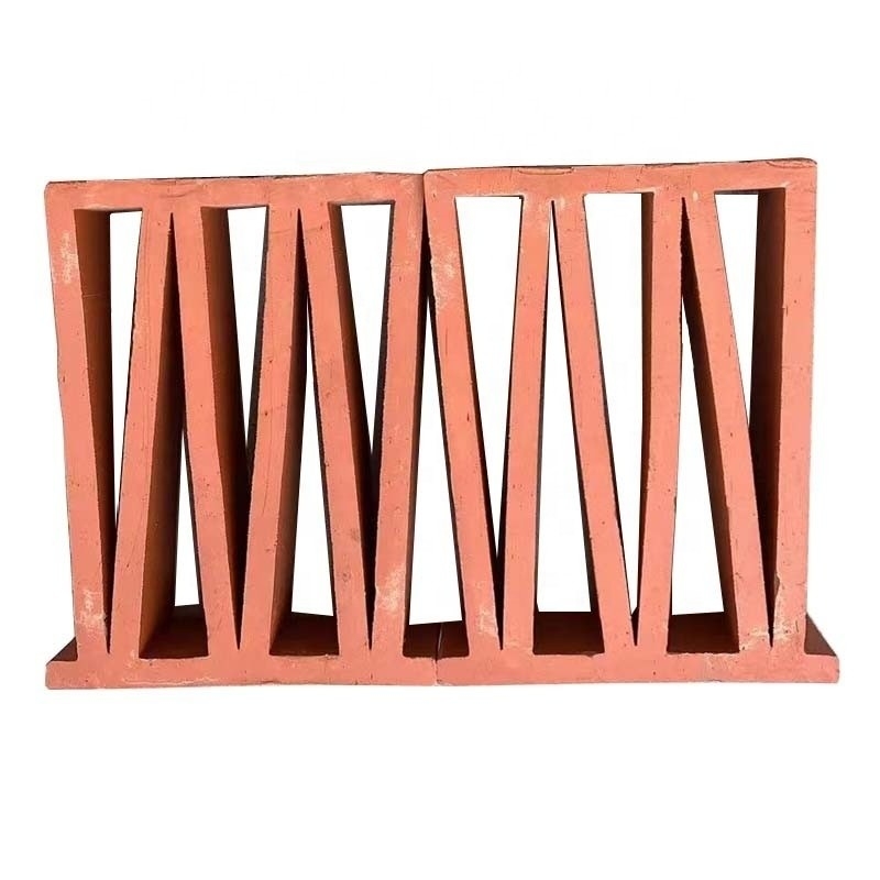Matt Superfície Terracota Blocos de Brisa Painéis para M-Formado azulejos de argila amarelo e telhas de tela de vento