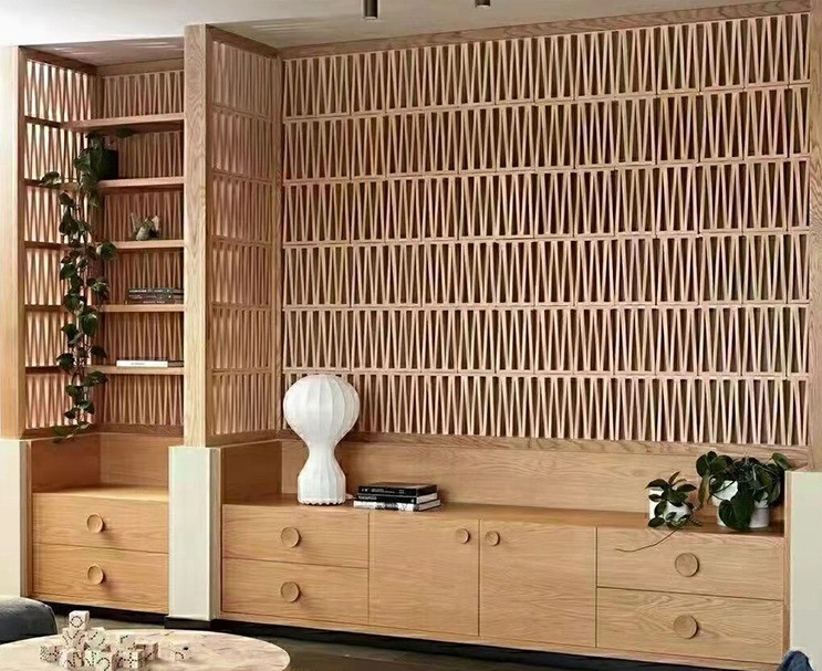 Técnica Matt Superfície Sinterizada Blocos de parede de tijolos decorativos para ventilação em café e restaurante chinês Design de interiores