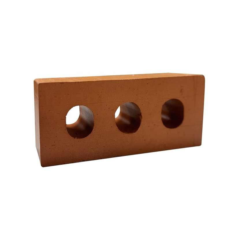 Isolamento térmico de 800 graus centígrados Casa de terracota Construir bloco Material decorativo Retângulo Hólulo tijolo perfurado no exterior