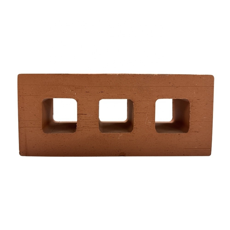 Isolamento térmico de 800 graus centígrados Casa de terracota Construir bloco Material decorativo Retângulo Hólulo tijolo perfurado no exterior