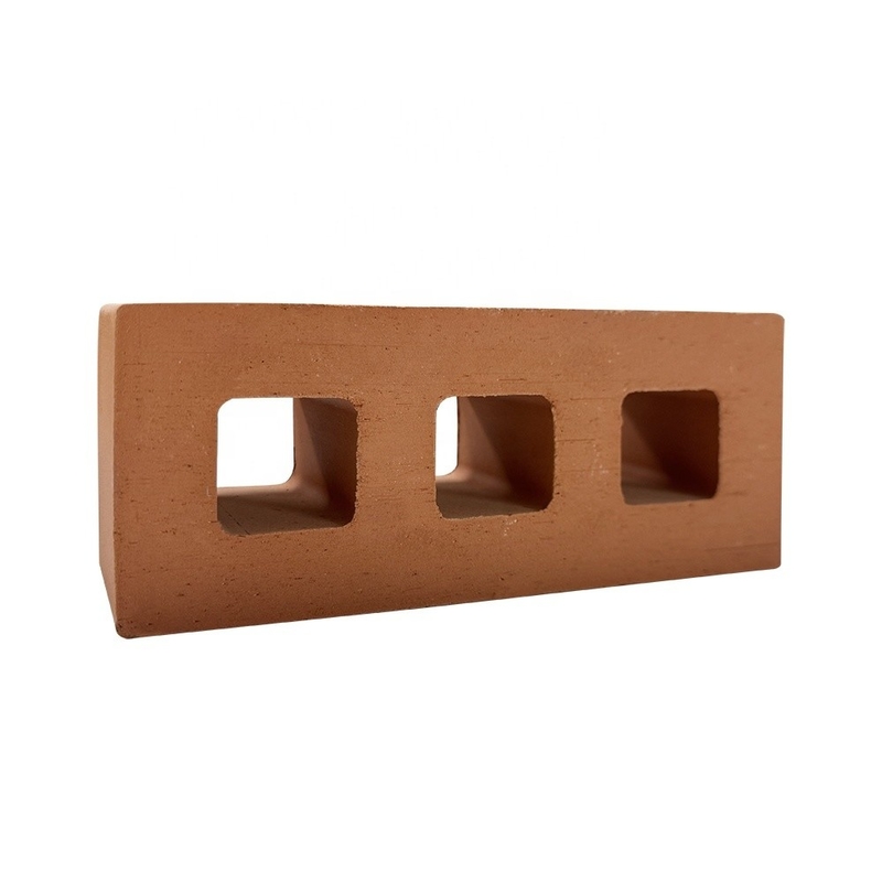 Isolamento térmico de 800 graus centígrados Casa de terracota Construir bloco Material decorativo Retângulo Hólulo tijolo perfurado no exterior