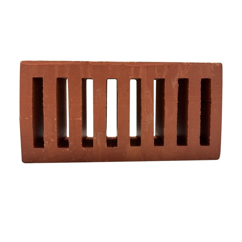 Isolamento térmico de 800 graus centígrados Casa de terracota Construir bloco Material decorativo Retângulo Hólulo tijolo perfurado no exterior