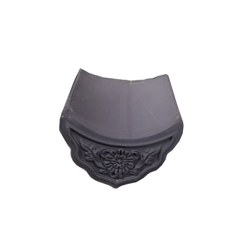 Peças de telhado de argila de templos chineses tradicionais Acessórios 6% Absorção de água para material de construção tradicional