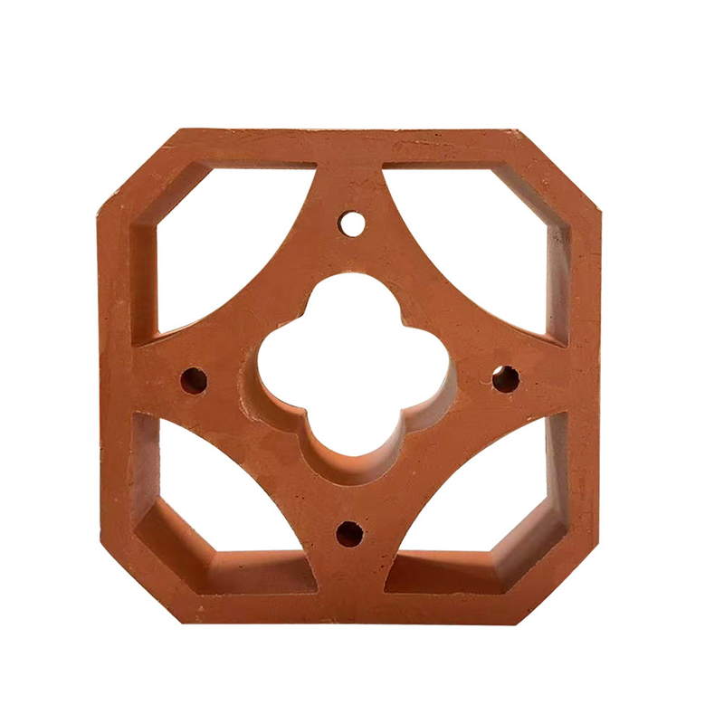 Chapas de argila de terracota de janela de alta temperatura para blocos de ventilação decorativos de parede interior e exterior