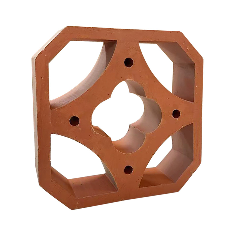 Chapas de argila de terracota de janela de alta temperatura para blocos de ventilação decorativos de parede interior e exterior