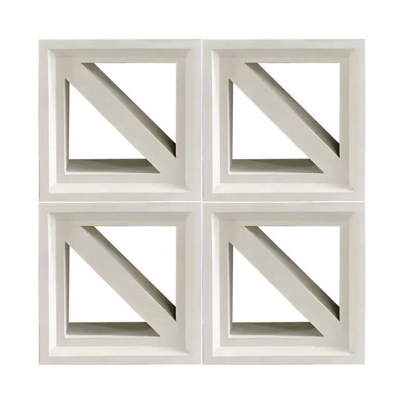 Parede externa interior exterior 200*200mm Decoração de villa Cimento oco tijolo de concreto Blocos de brisa