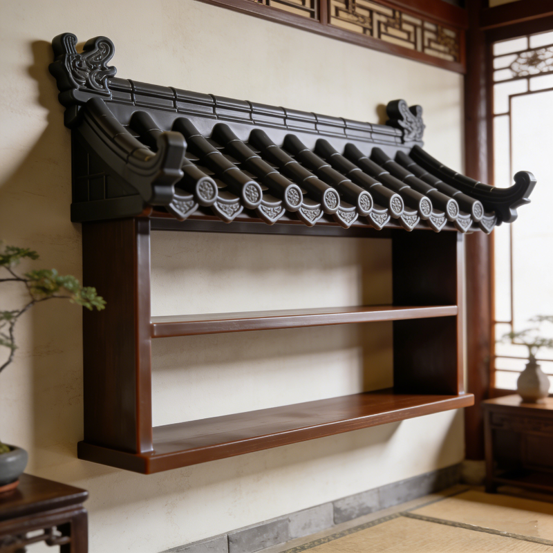 Telhas de plástico sintético leve, parede, cerca, preço barato, casa chinesa tradicional artificial, telhado PP antigo