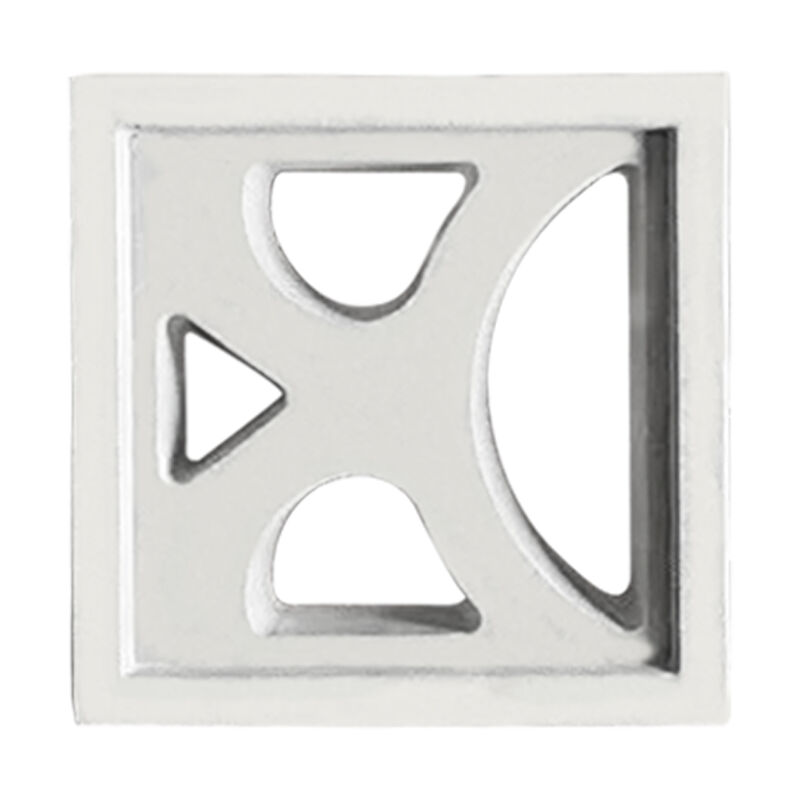 Bloco de brisa de cimento quadrado para filtragem Ventilação ladrilhos de fogo sinterizados ladrilhos de decoração de parede ocos