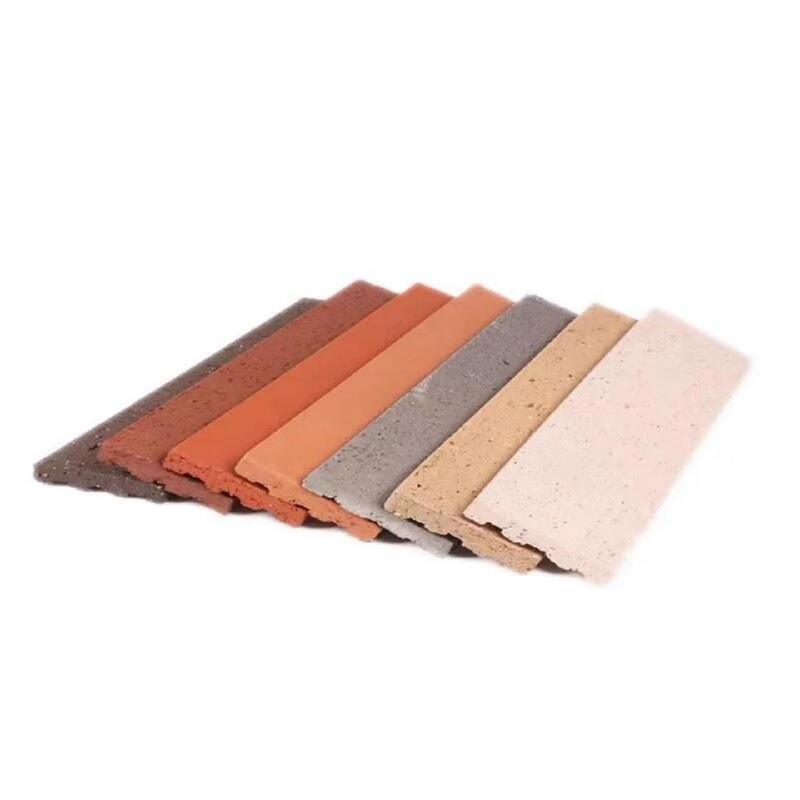 Argile Splitting Matte Bricks Clinker Tiles for House Façadas Parede Decorativa Terracotta Outdoor tijolos