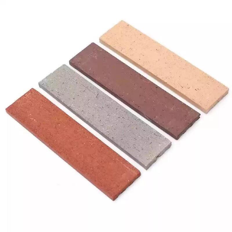 Argile Splitting Matte Bricks Clinker Tiles for House Façadas Parede Decorativa Terracotta Outdoor tijolos