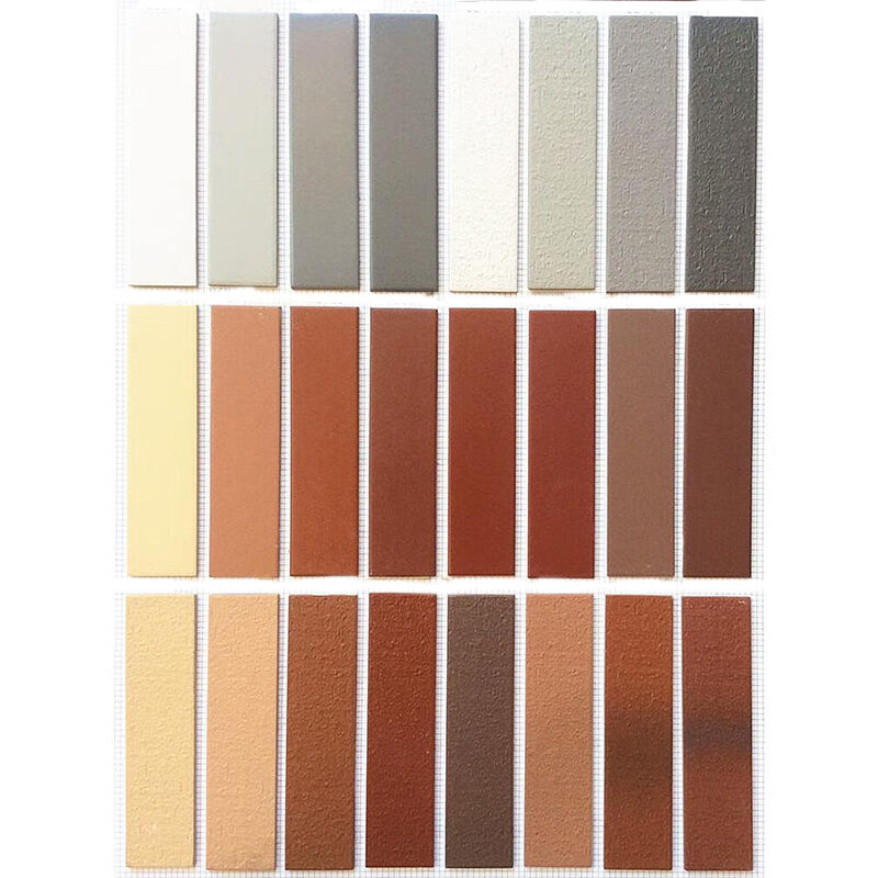 Revestimento de Parede Exterior Tijolo Face Dividida com Matéria-Prima de Argila Tijolo Cortado a Fio Superfície Telhas Clinker para Fachadas de Casas