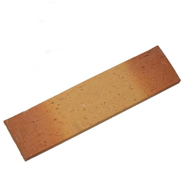 Chapa de revestimento de parede exterior de argila natural com acabamento de forno de parede de tijolo para fachadas residenciais e de cafés