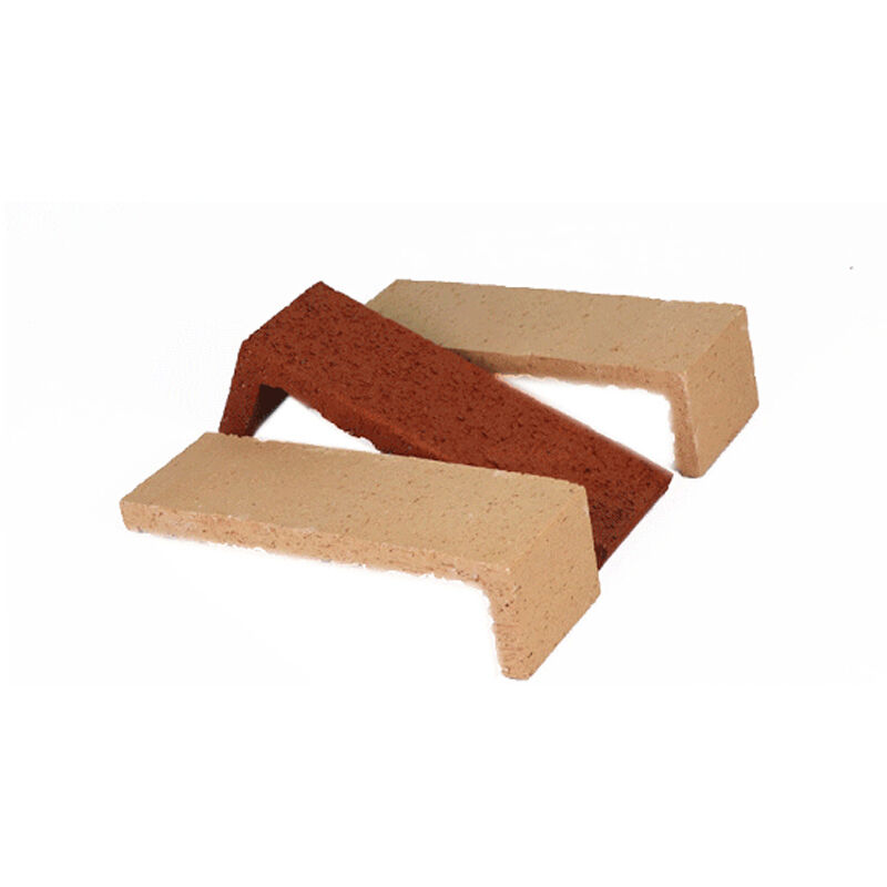 Light Yellow Clay Split Face Brick Rustic Exterior Wall Cladding Multi-Color Options for Facade & Landscape Design