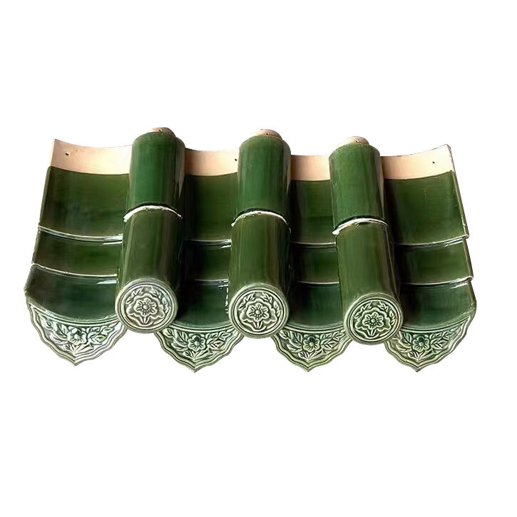 Pavilhão de madeira hexagonal antigo com azulejos de vidro chineses Área exterior de jardim de seis cantos Villa Paisagem chinesa Gazebo Pavilhão de paisagem Anticorrosivo