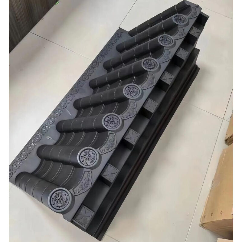 Telha de telhado de plástico de alta resistência de estilo japonês 2,5 mm de espessura Folha ondulada resistente aos raios UV para construção de armazéns industriais