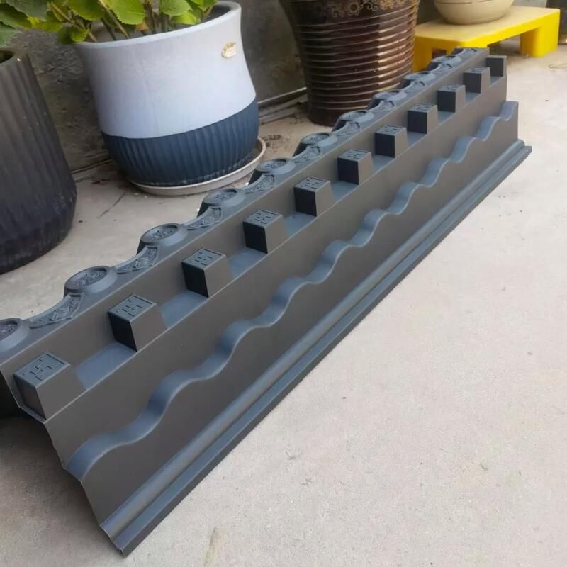 Telha de telhado de plástico de alta resistência de estilo japonês 2,5 mm de espessura Folha ondulada resistente aos raios UV para construção de armazéns industriais