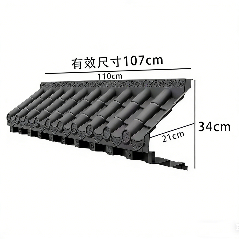 Durable PP Plastic Roof Tile Lightweight Waterproof Corrugated Sheet for Indoor & Outdoor Commercial Home Building Wall Decoration