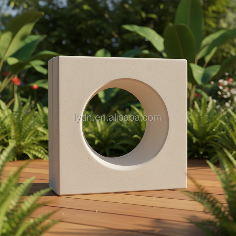 Blocos de vento de cimento moderno Blocos de vento de ventilação de parede de concreto para decoração de paisagens ao ar livre Flexível para todos os projetos