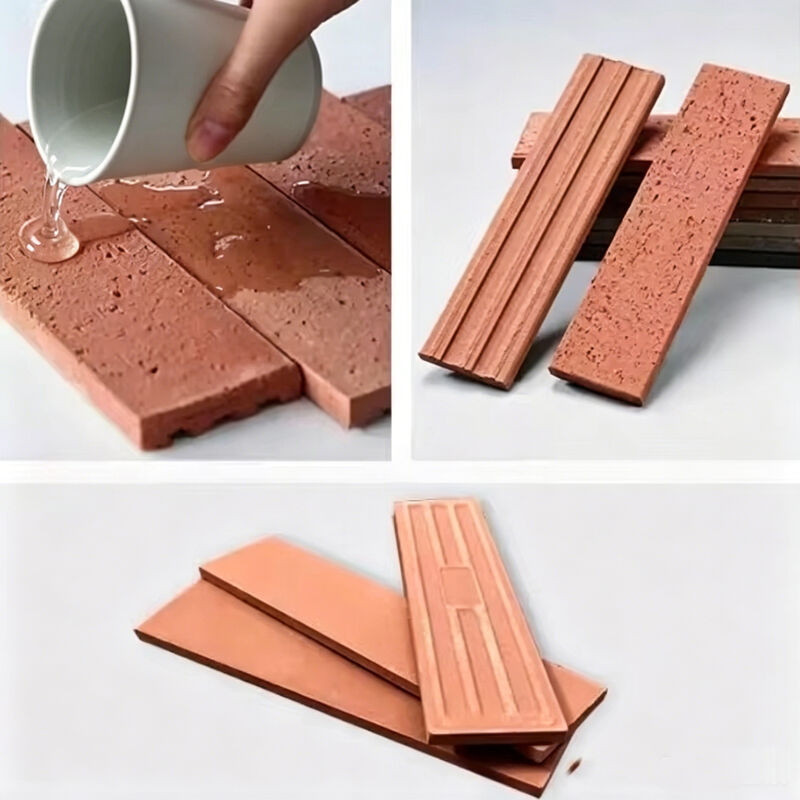 Tijolos de Revestimento Decorativos para Edifícios, Tijolos de Argila Divididos, Tijolos Clinker para Fachadas de Casas