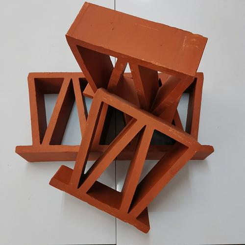 Brick Partition Wall Background m Shape Yellow Color Wind Screen Tiles Terracotta Breeze Blocks Panels