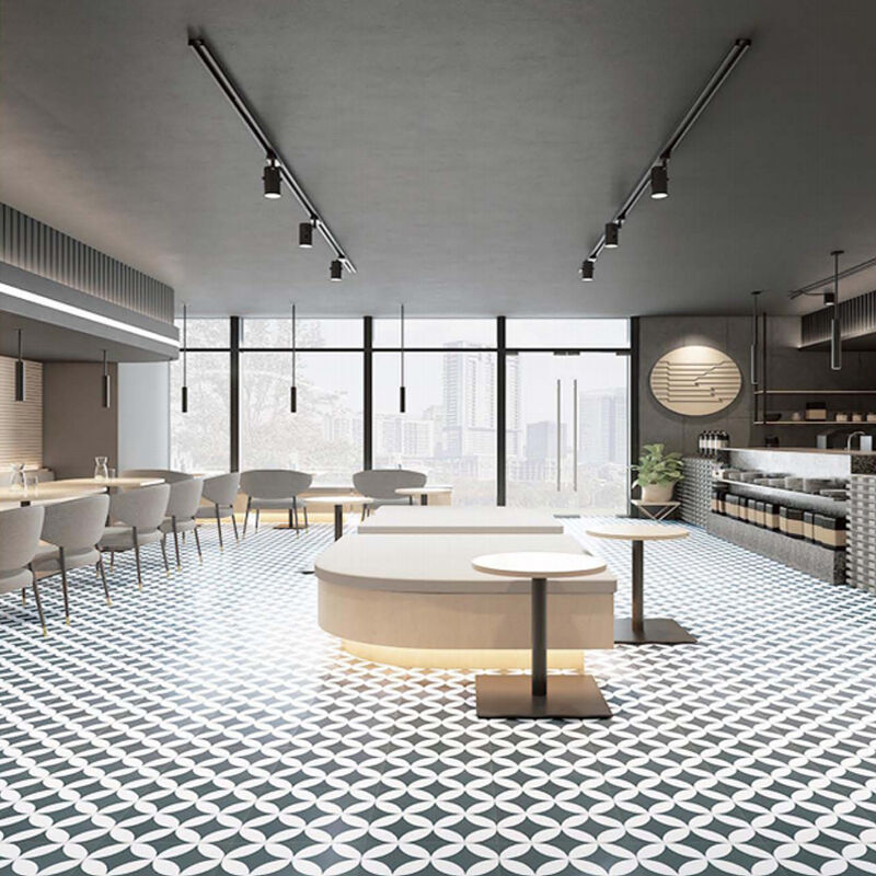 Telha de cimento 200x200mm Elegância Design geométrico exclusivo Decoração Telha de parede de piso customizável