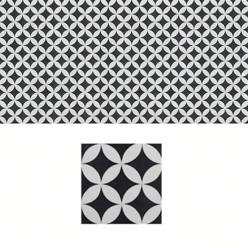 Telha de cimento 200x200mm Elegância Design geométrico exclusivo Decoração Telha de parede de piso customizável