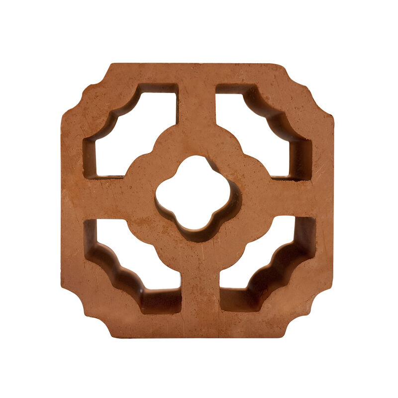 Parede de jardim revestimento terracota argila grelha tijolos cercas blocos para fachada sombra solar tela de parede