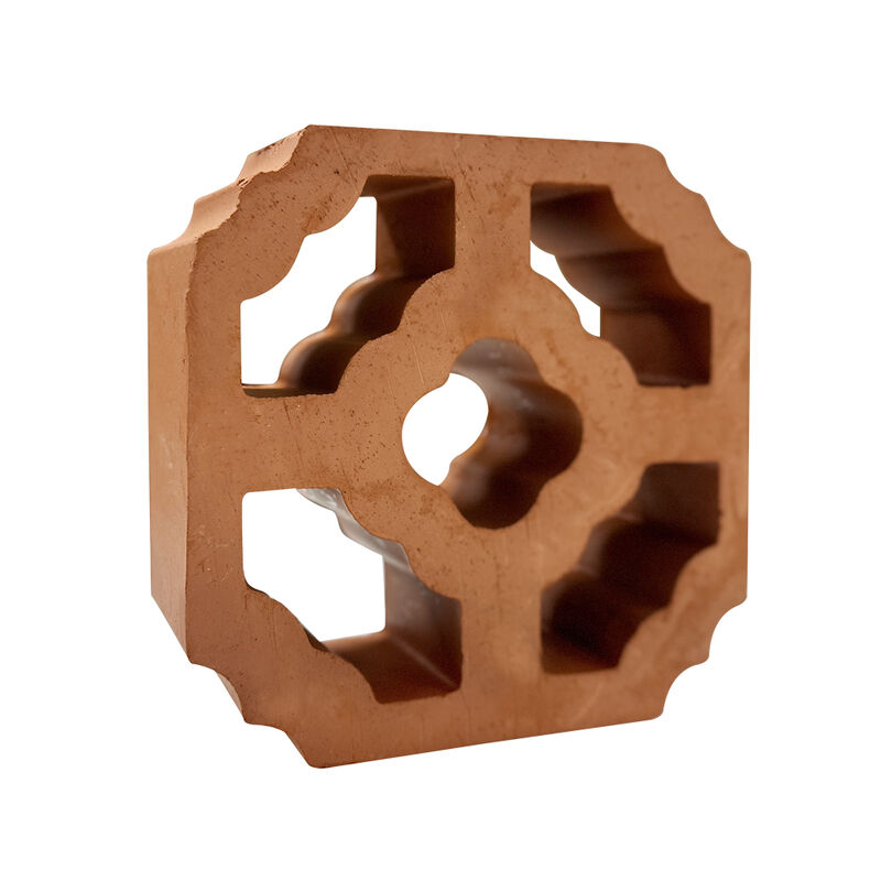 Parede de jardim revestimento terracota argila grelha tijolos cercas blocos para fachada sombra solar tela de parede