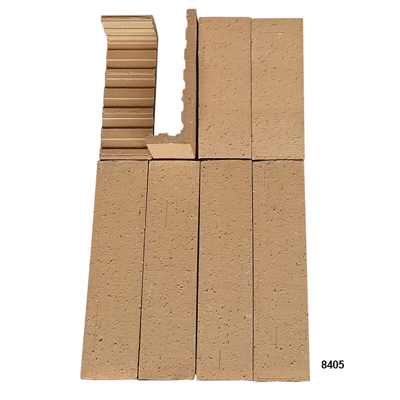 Telas de tijolo de terracota texturizadas Telas de argila de divisão ecológicas Telas de tijolo para revestimento de parede de fachadas internas e externas