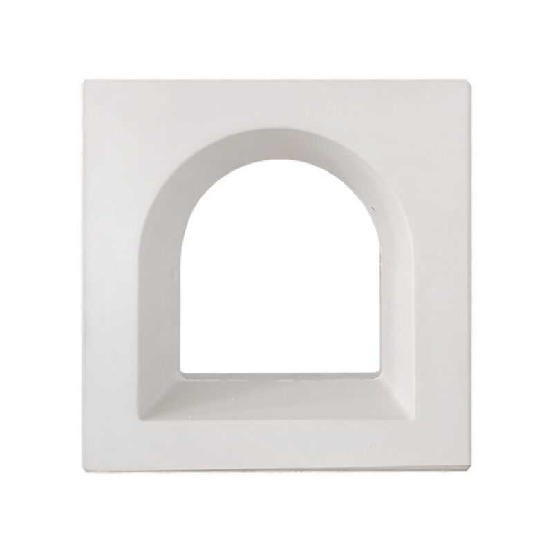 Blocos de Cimento Geométricos Vazados para Ventilação, Padrão Decorativo, Blocos de Tela Brancos para Jardim Interno e Divisória de Pátio