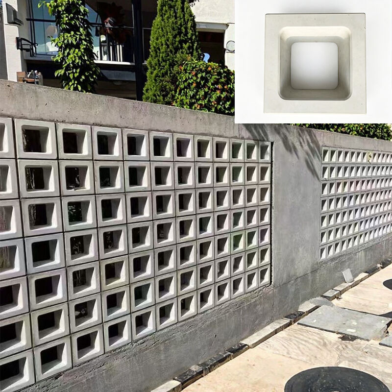 Bloco de Cimento Pré-moldado para Cercas de Jardim, Paredes Exteriores, Ventilação e Aplicações Decorativas