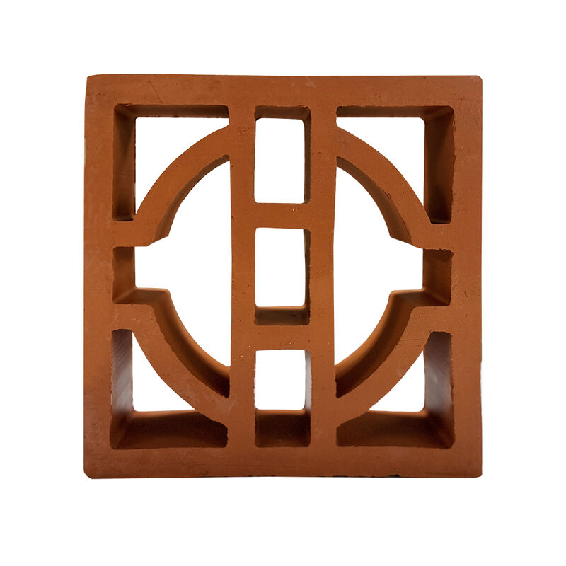 3D Arte terracota ladrilhos de fogo Parede de ventilação Blocos de brisa para vedação tela Parede e teto personalizável