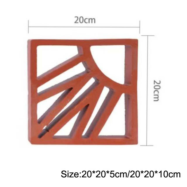 dos tijolos decorativos da terracota de 200mm cavidade exterior Clay Brick Abrasion Proof